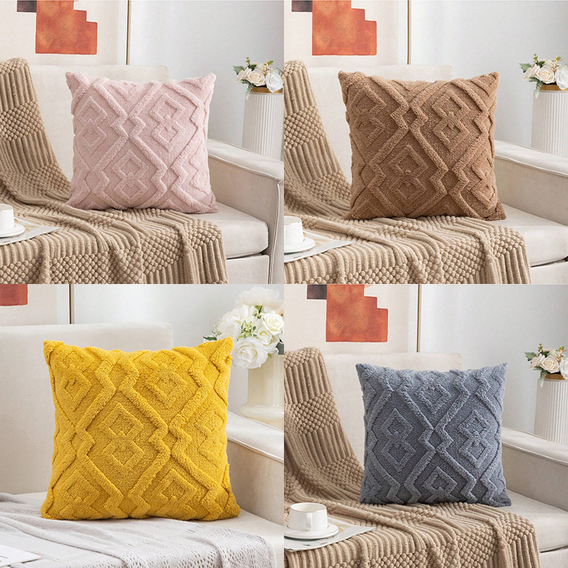 Pillow Insert 18X18 - Housse de coussin en peluche tissée