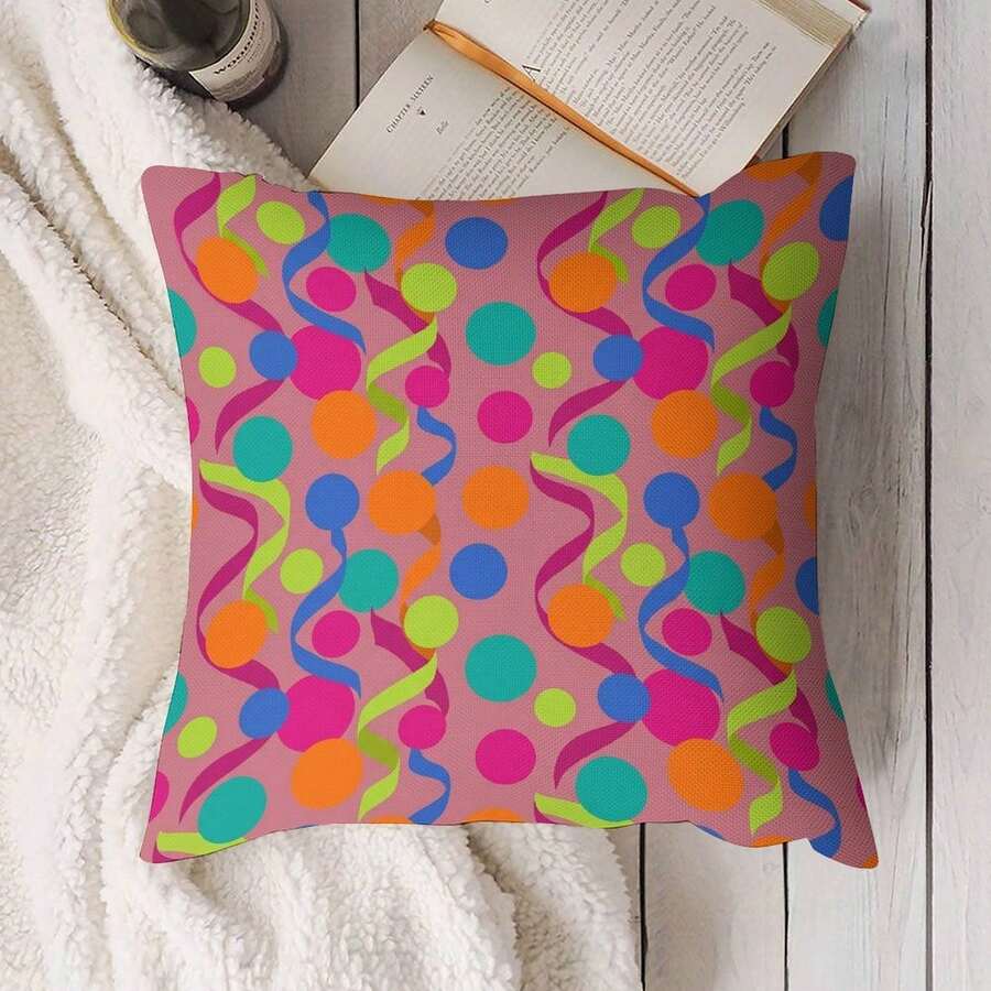 Pillow Insert 18X18 - Taie d'oreiller décorative à imprimé confettis