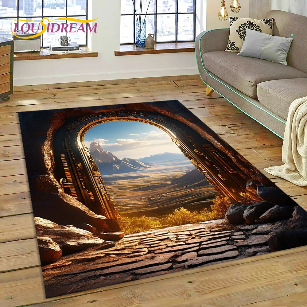 Home Textiles Online - Tapis de porte de Temple de
