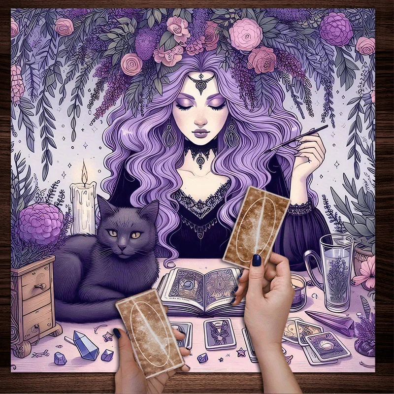 Home Textiles Today News - Nappe de sorcière glycine, Tarot de