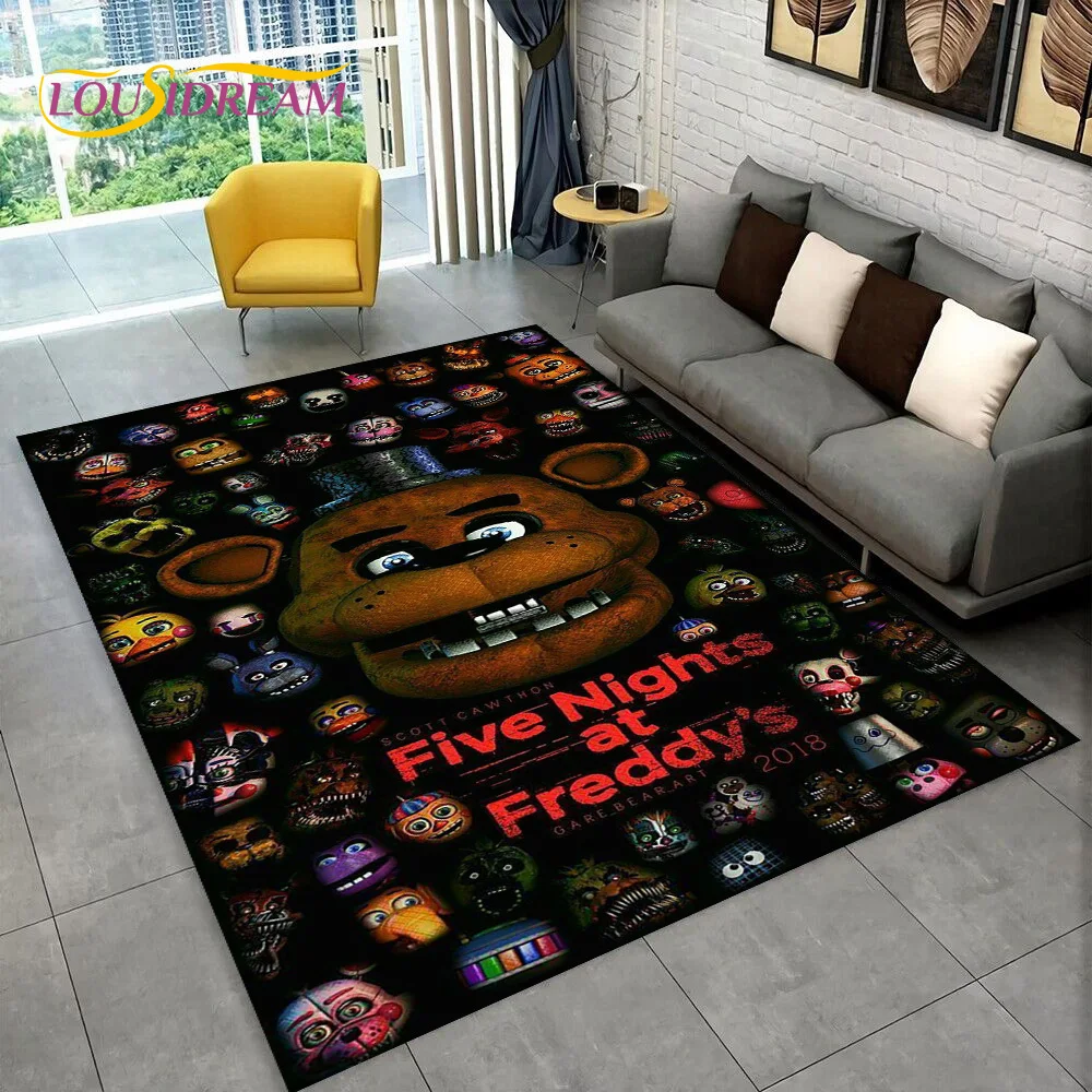 Home Textiles Online - Tapis de jeu d'horreur FNAF Freddy