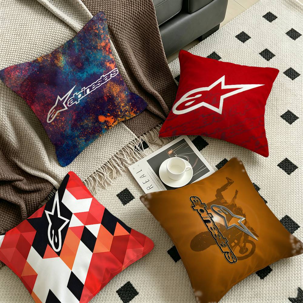 Home Textiles Logo - Housse de coussin avec logo Alpinestars,