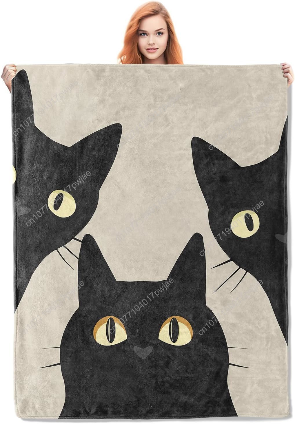 Home Of Textiles - Couverture de chat drôle, cadeaux pour
