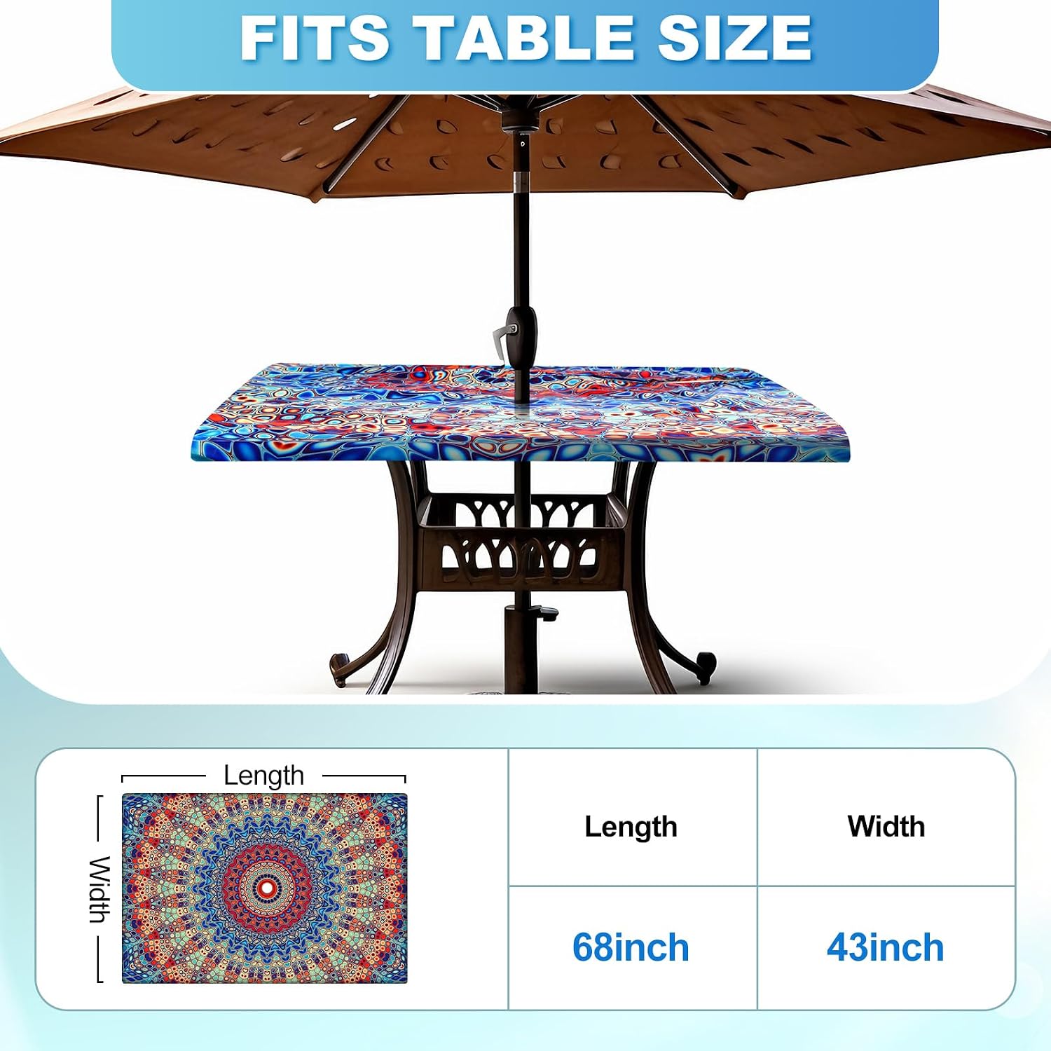2 pièces de nappe d'extérieur  - Home Textiles Today News avis et prix