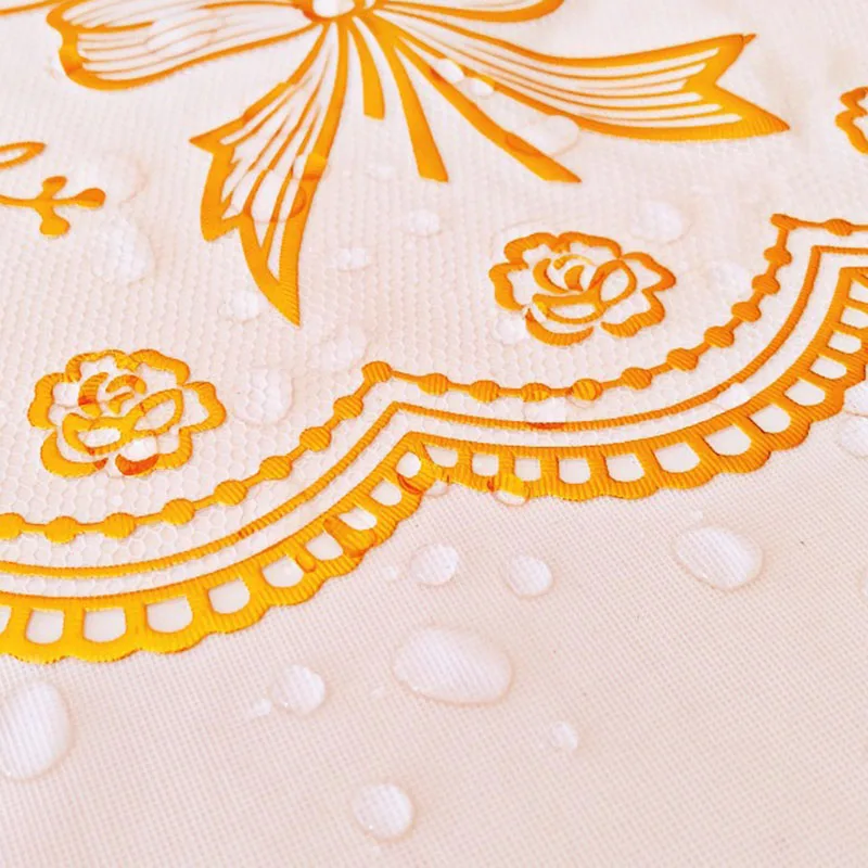 Nouvelle nappe ovale en PVC im - Home Textiles Today News avis et prix