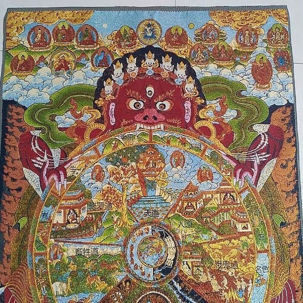 Peinture sur soie bouddhiste d - Home Textiles China avis et prix