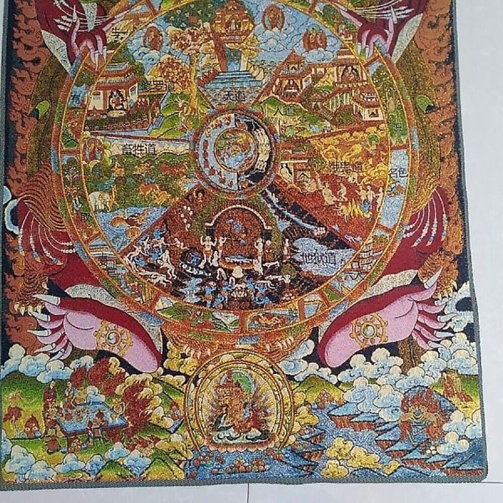 Peinture sur soie bouddhiste d - Home Textiles China avis et prix