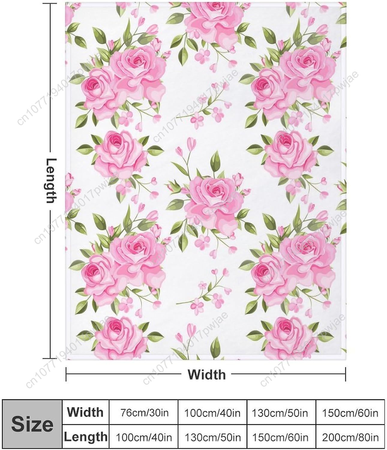Couverture à fleurs roses, déc - Home Textiles Usa avis et prix