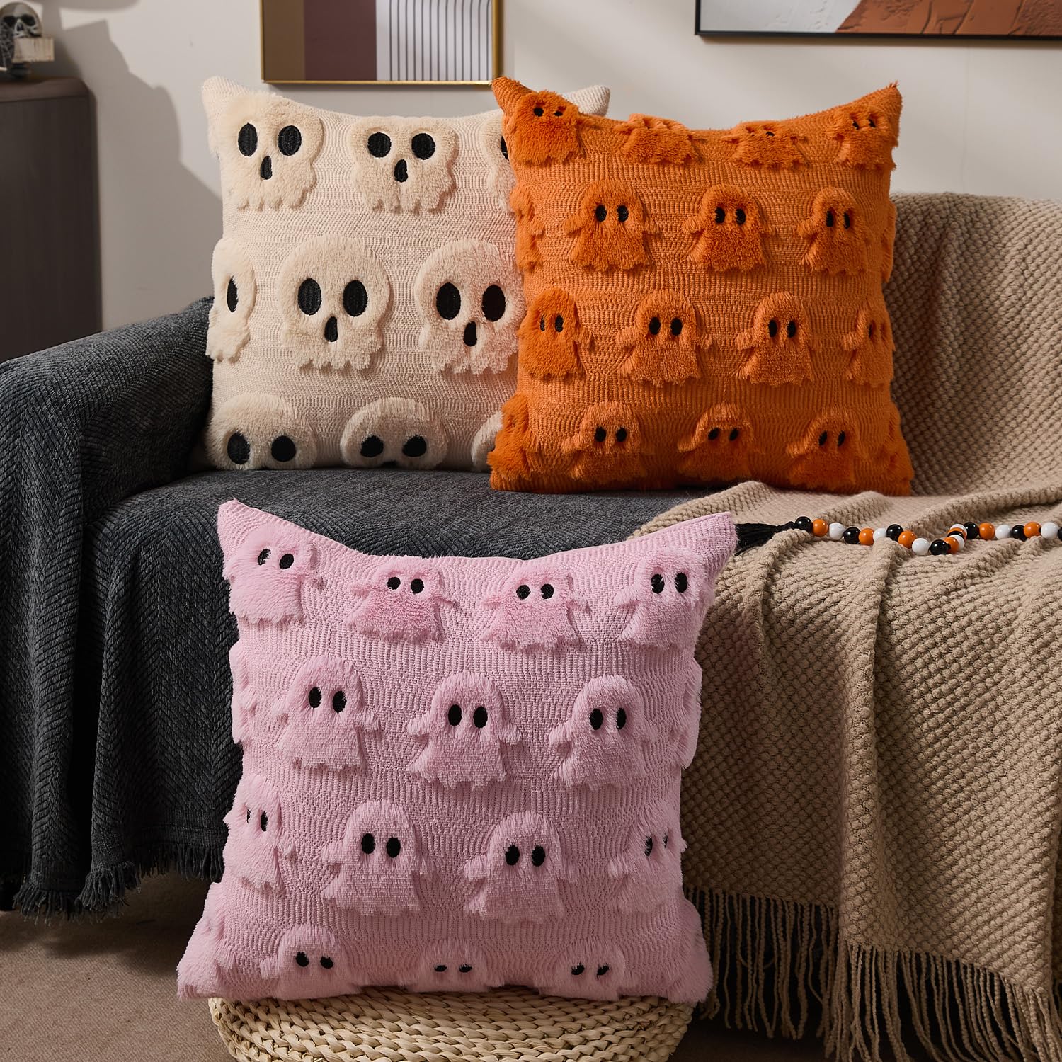 Housse de coussin Halloween 18 - Pillow Insert 18X18 avis et prix