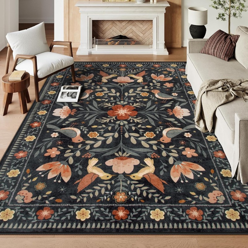 Tapis de salon à motifs de pla - Home Textiles Online avis et prix