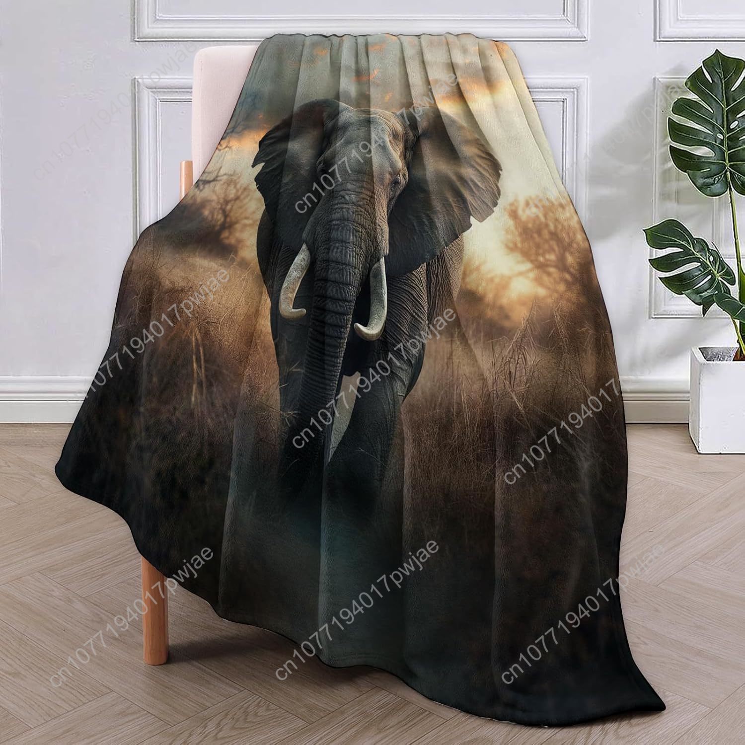 Couverture polaire d'éléphant, - Home Textiles Usa avis et prix