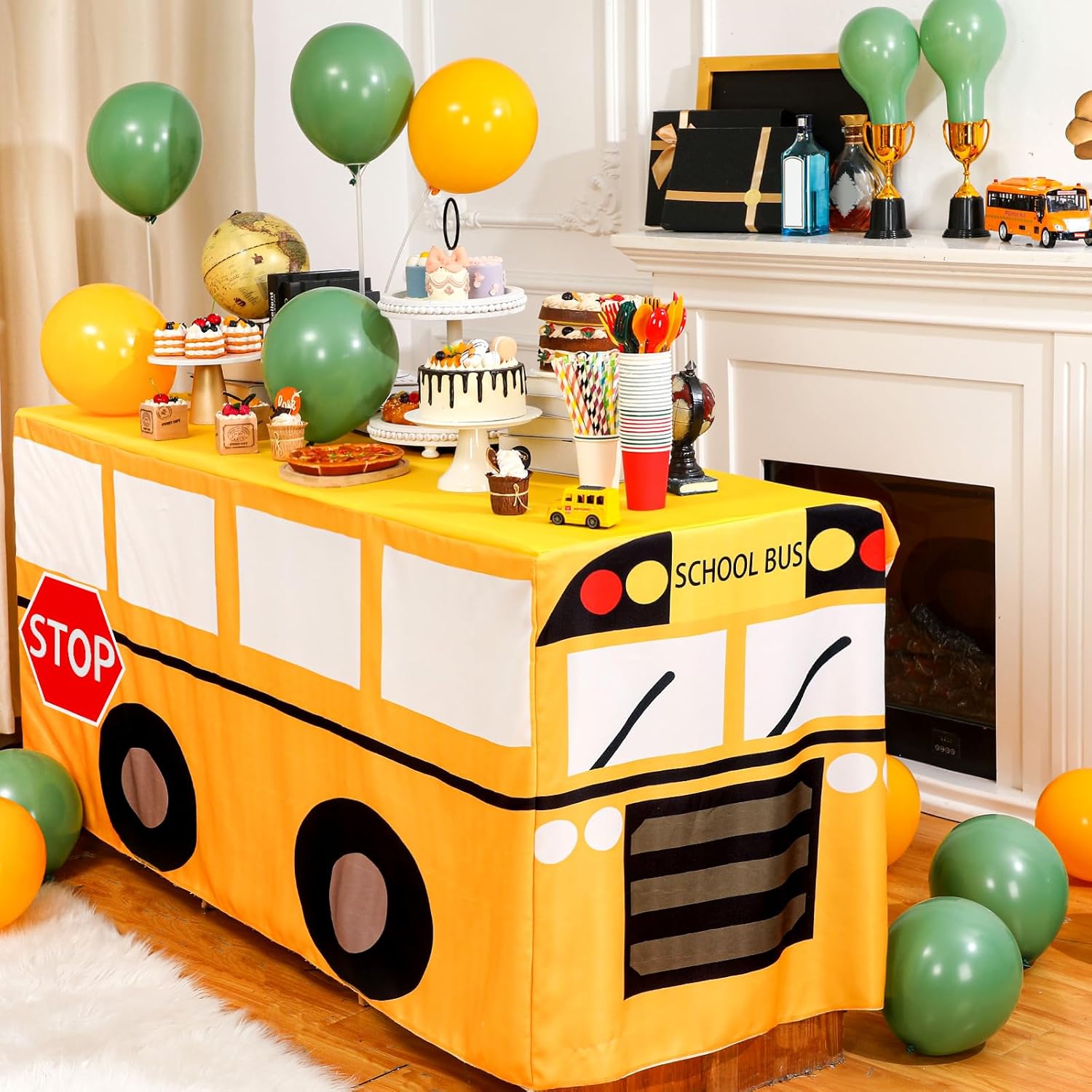 Nappe en forme de bus scolaire - Home Textiles Today News avis et prix