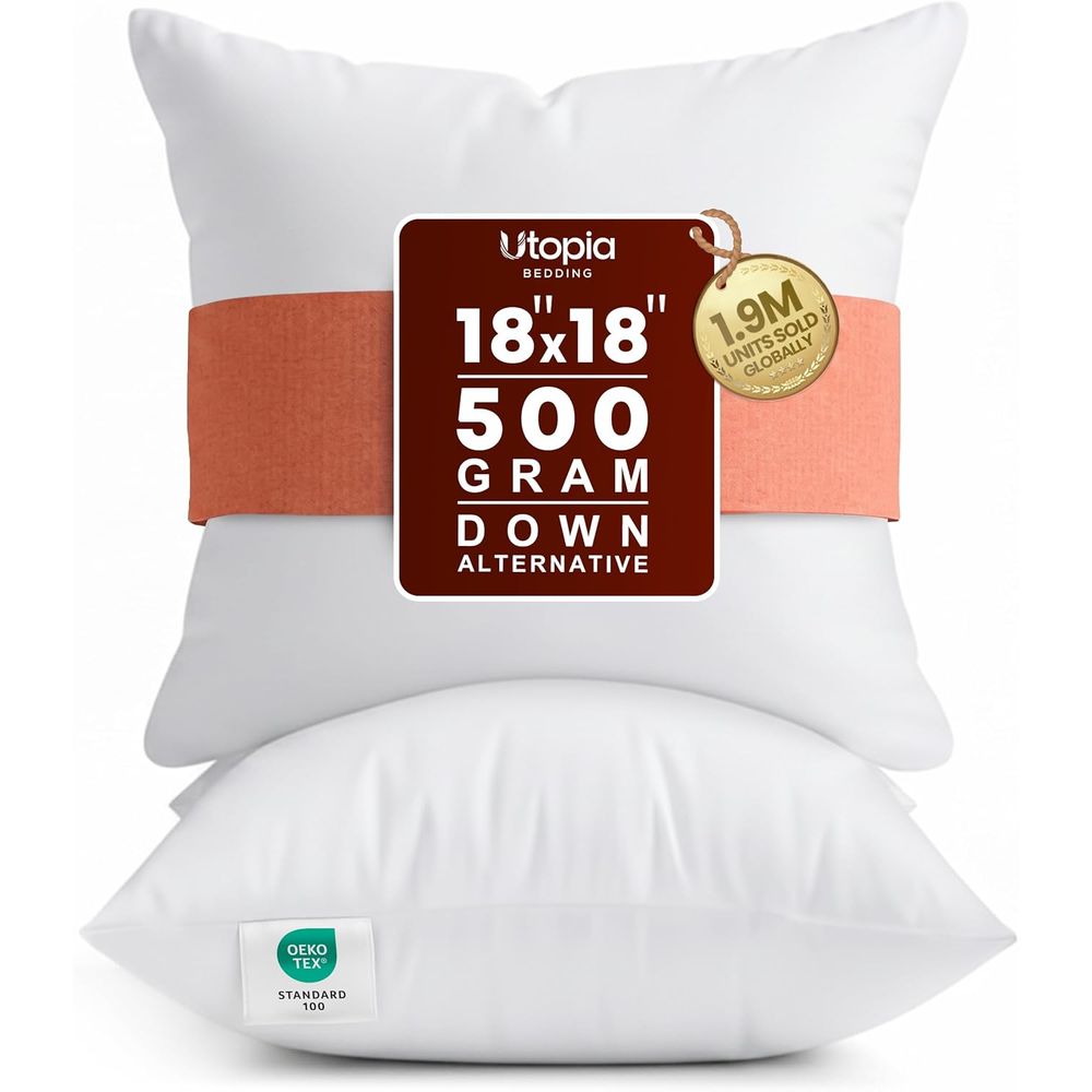 Paire d'inserts de coussin bla - Pillow Insert 18X18 avis et prix