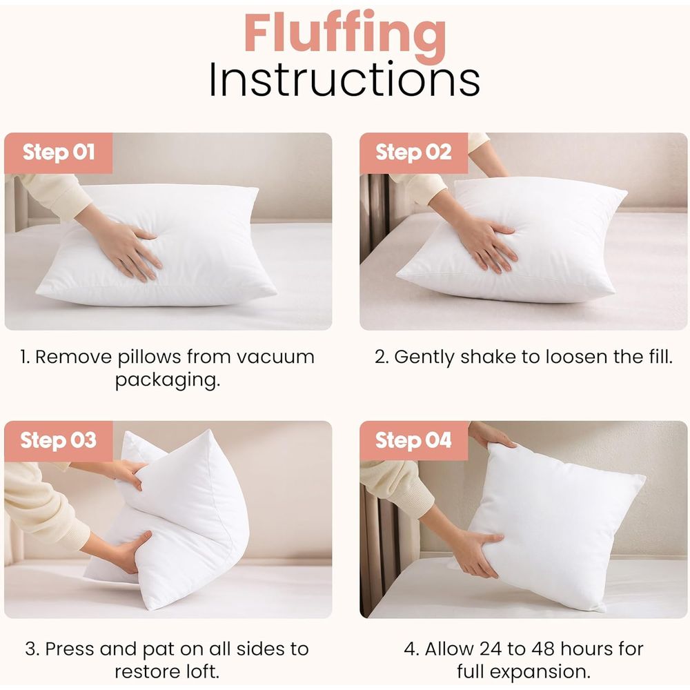 Paire d'inserts de coussin bla - Pillow Insert 18X18 avis et prix