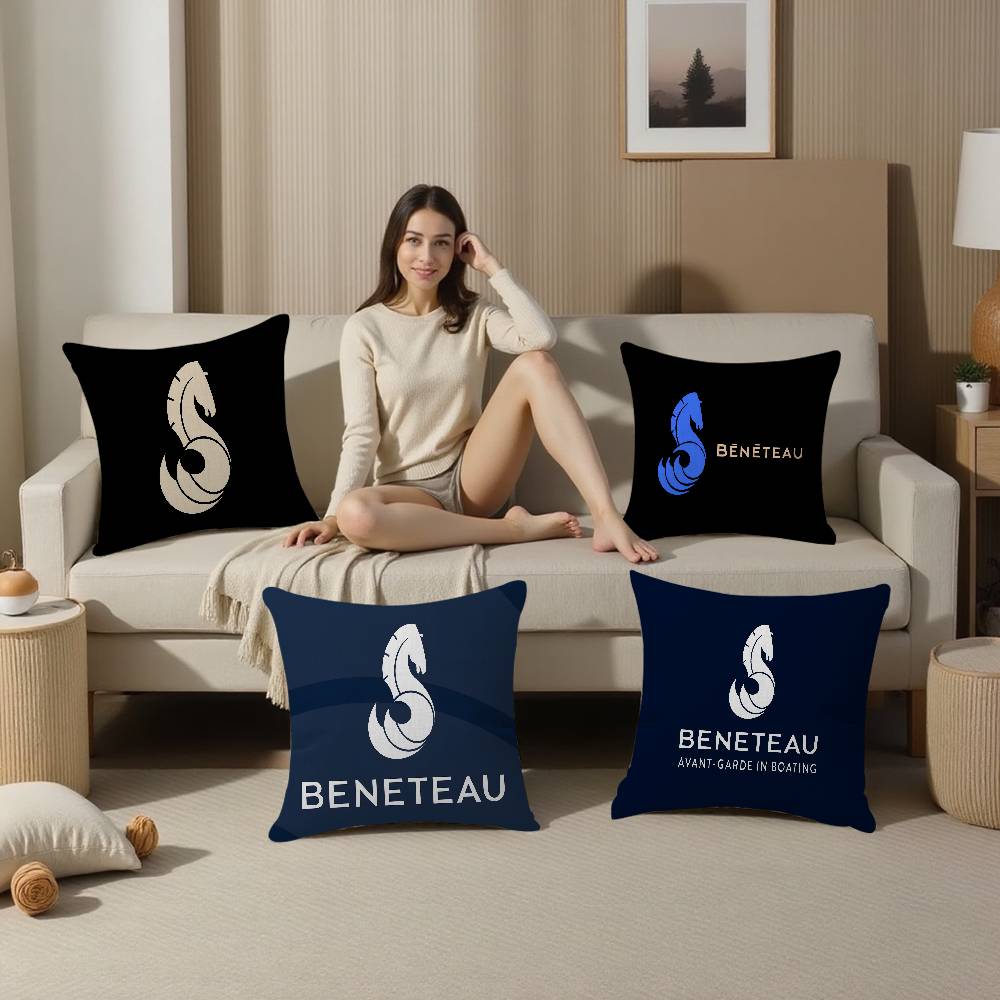 Housse de coussin avec logo B- - Home Textiles Logo avis et prix