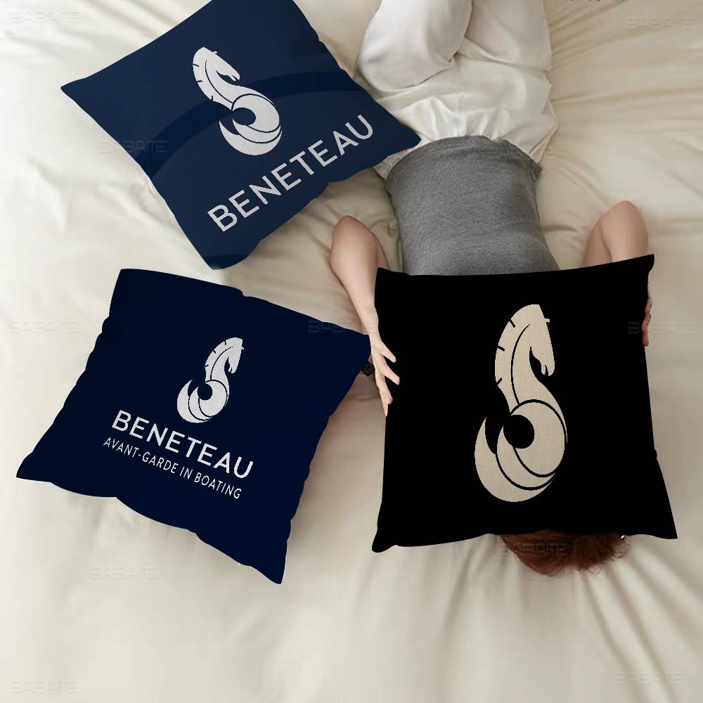 Housse de coussin avec logo B- - Home Textiles Logo avis et prix