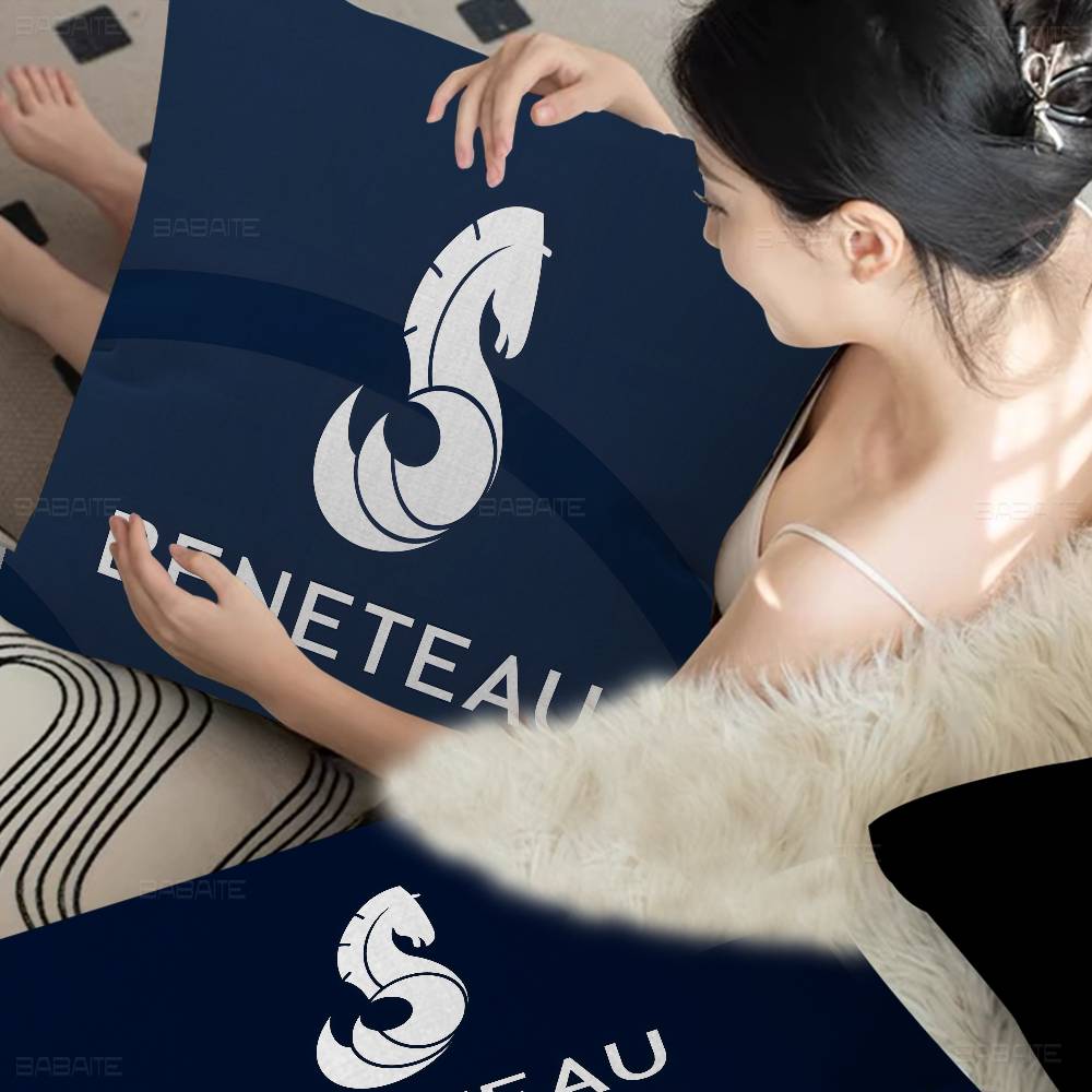 Housse de coussin avec logo B- - Home Textiles Logo avis et prix